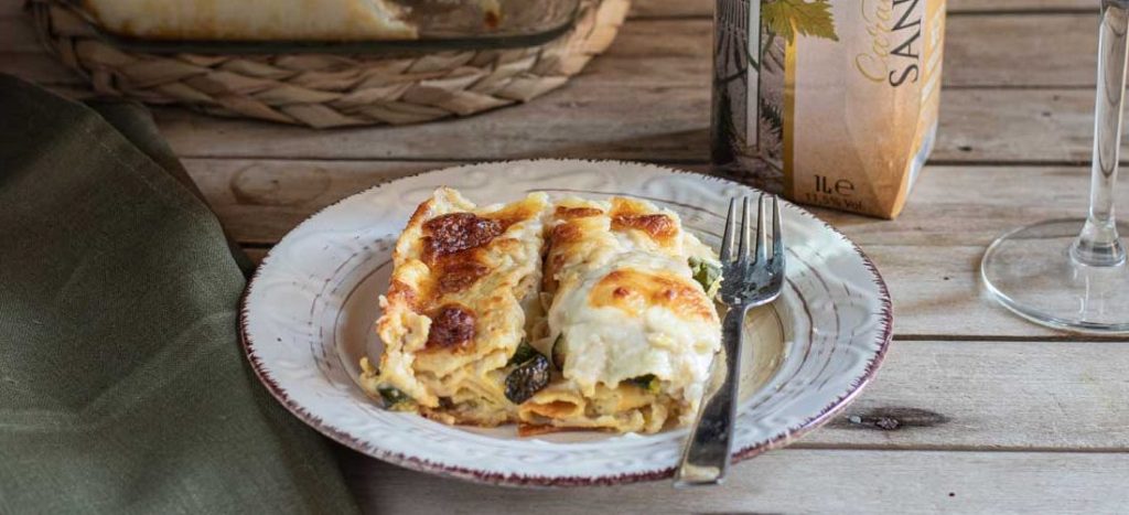 Cannelloni di crespelle con verdure