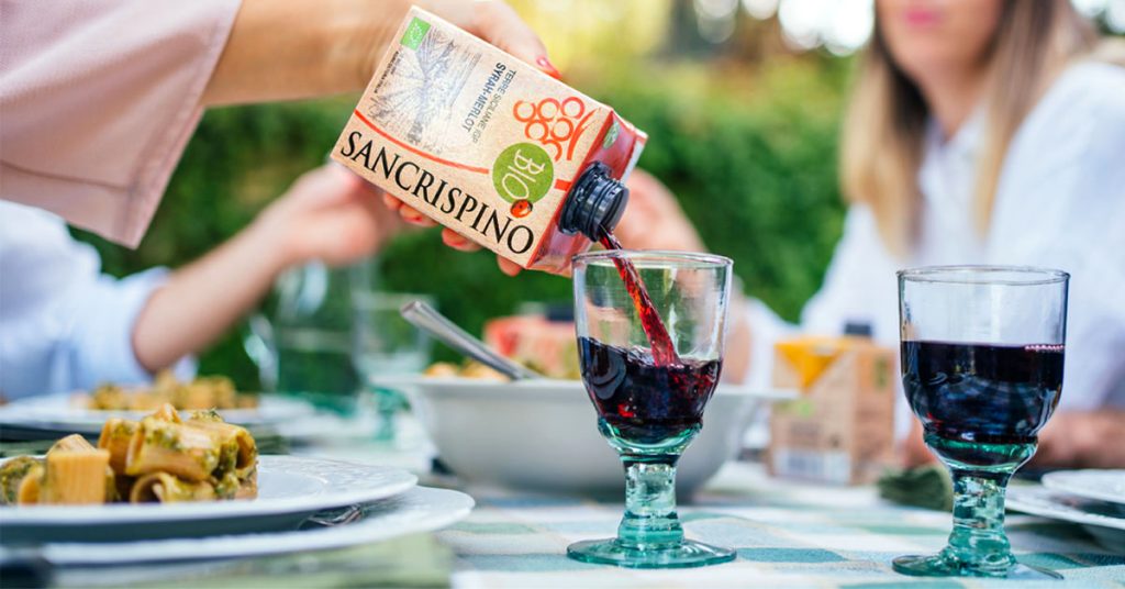 vino rosso biologico