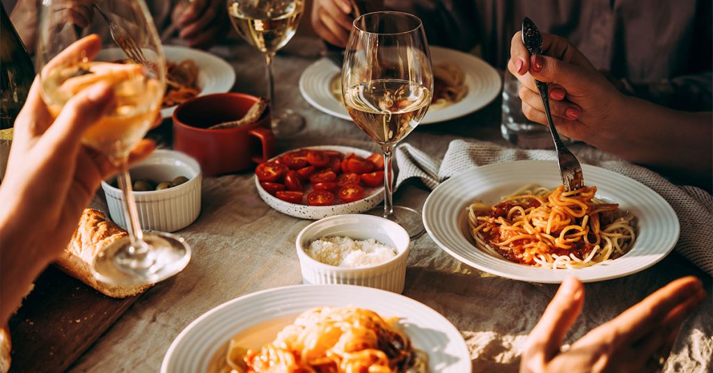 L'abbinamento perfetto tra pasta e vino