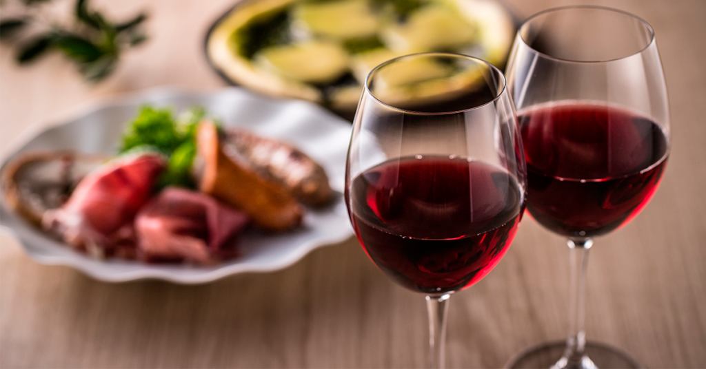 Vino in cucina
